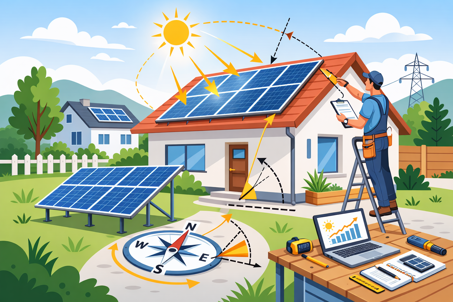 Best Solar Panel Direction and Angle Explained